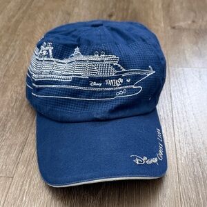 Disney Fantasy Cruise line Navy Blue Embroidered Cap